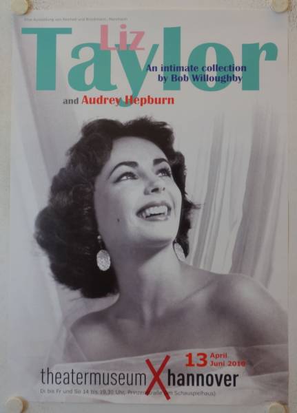 Liz Taylor originales deutsches Ausstellungsplakat